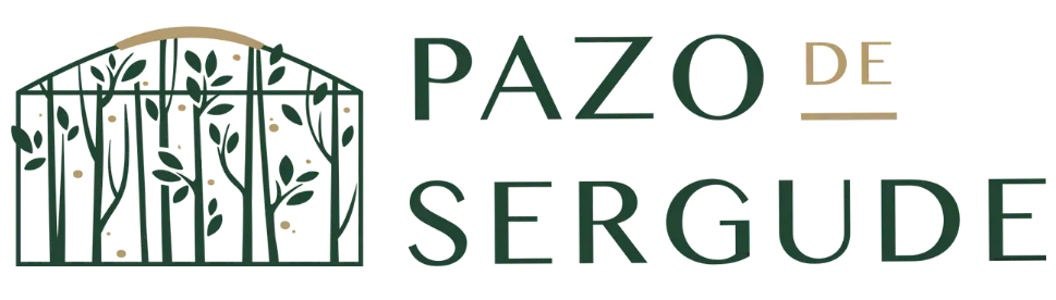 Logotipo oficial del Pazo de Sergude, espacio para eventos de Cinza e Lume.