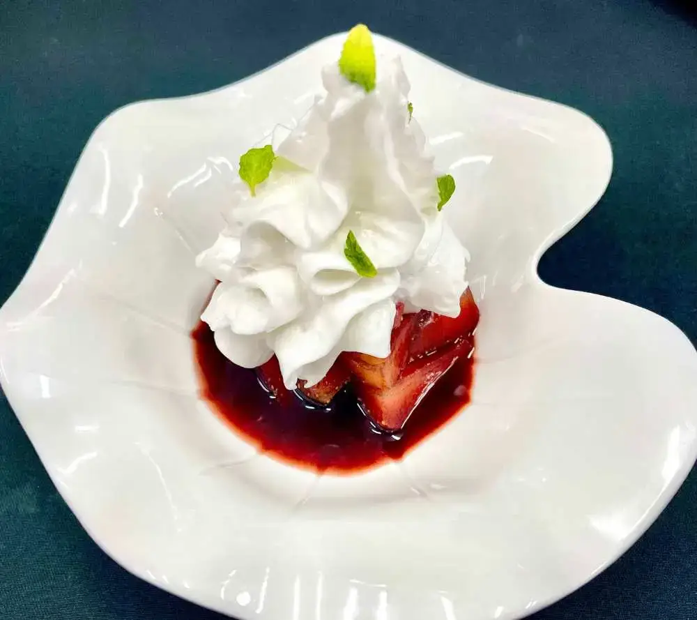 Postre gourmet gallego – Cinza e Lume restaurante en Sarria