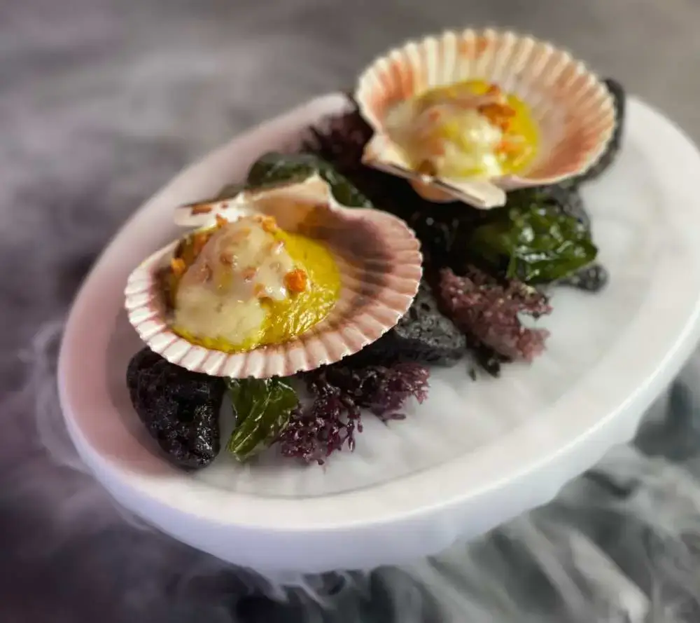 Alta cocina gallega en el restaurante Cinza e Lume